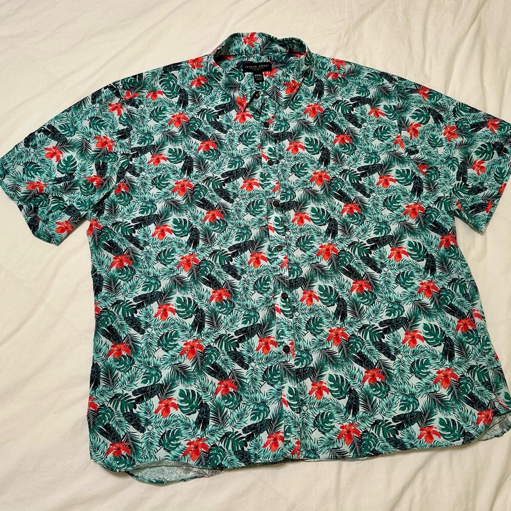 Pronto Uomo Tropical Chic Button-Up Shirt